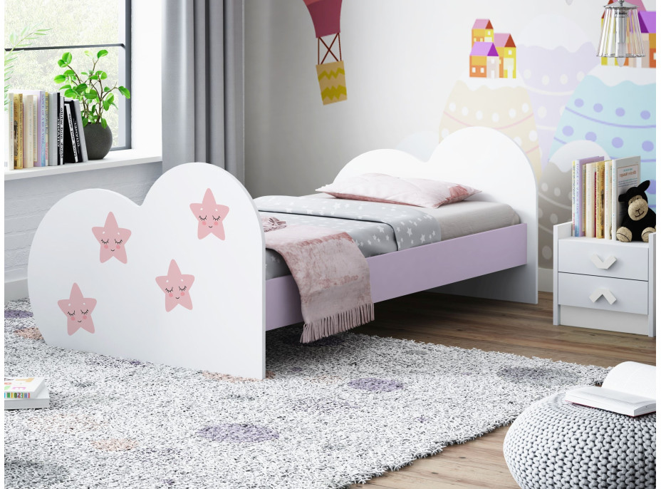 Detská posteľ HVIEZDIČKA 160x80 cm (11 farieb) + matrace ZADARMO