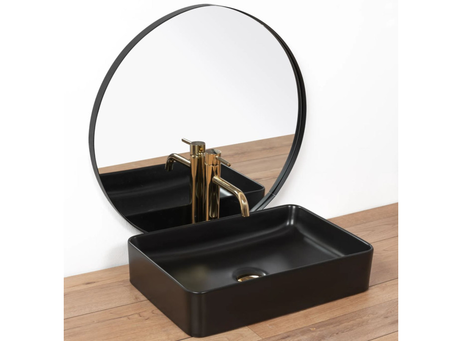 Keramické umývadlo MAXMAX Rea AVIA - čierne matné