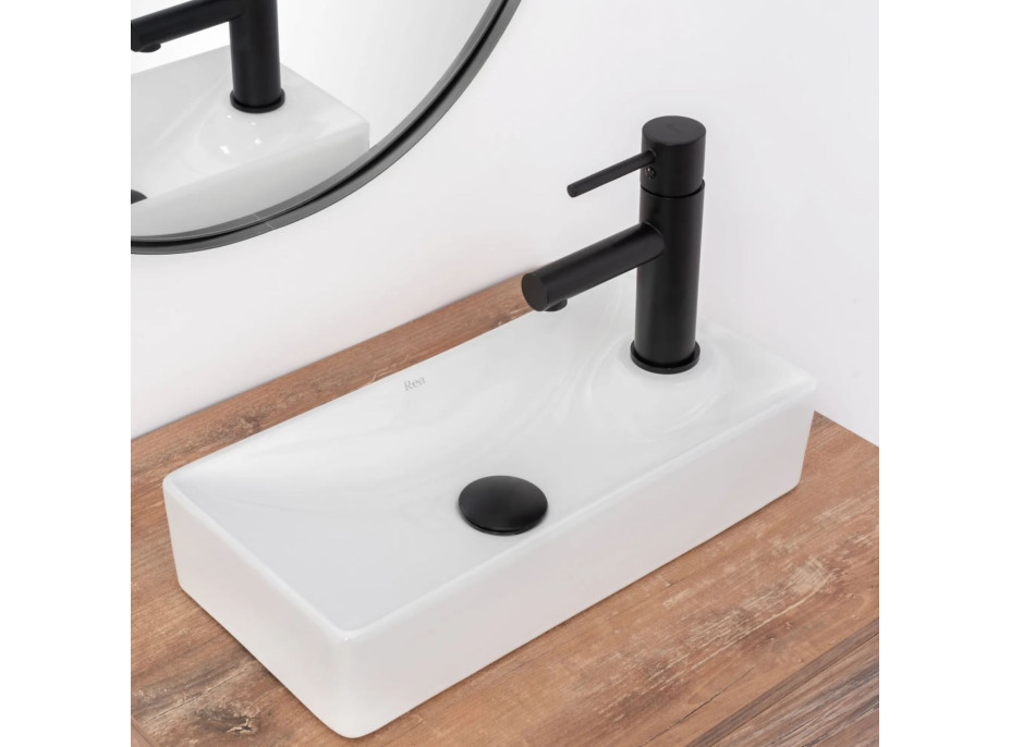 Keramické umývadlo MAXMAX Rea JASPER - biele