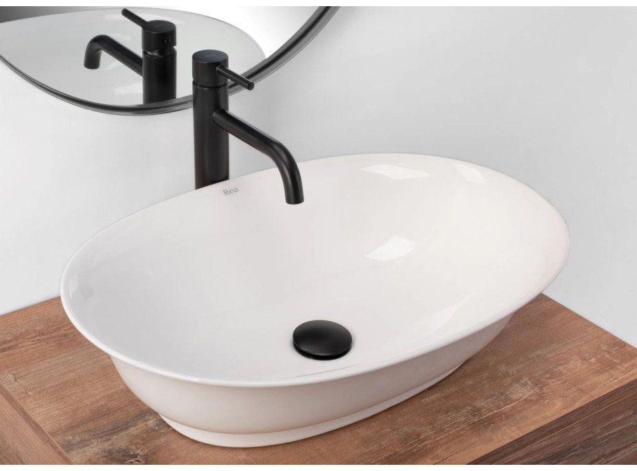 Keramické umývadlo MAXMAX Rea ROMA - biele