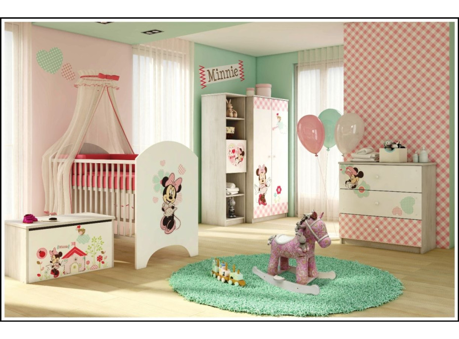 Detský úložný regál Disney - MYŠKA MINNIE