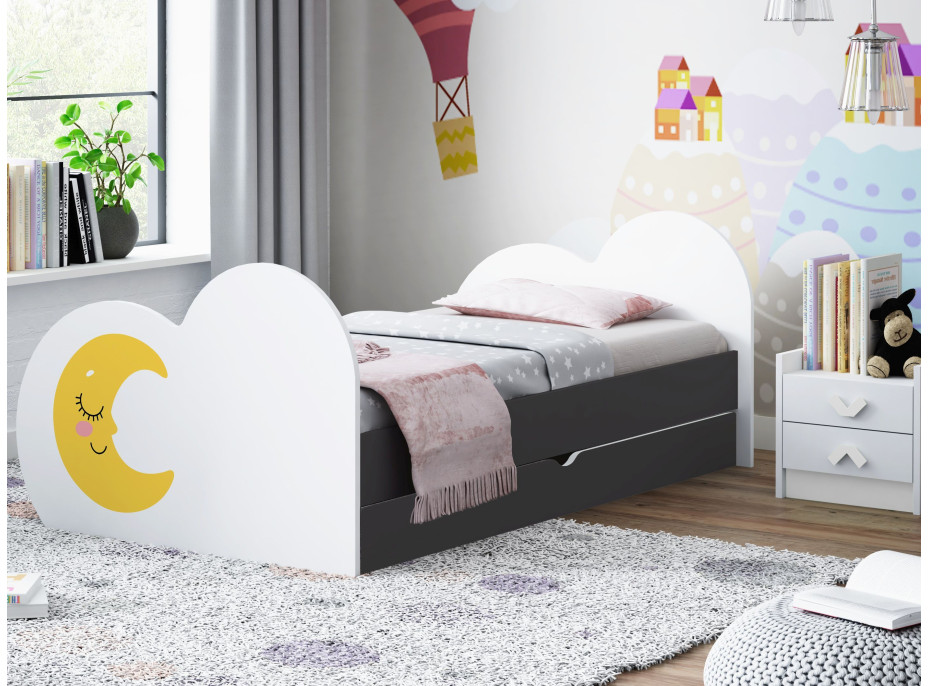 Detská posteľ NECHTÍK 200x90 cm, so zásuvkou (11 farieb) + matrace ZADARMO