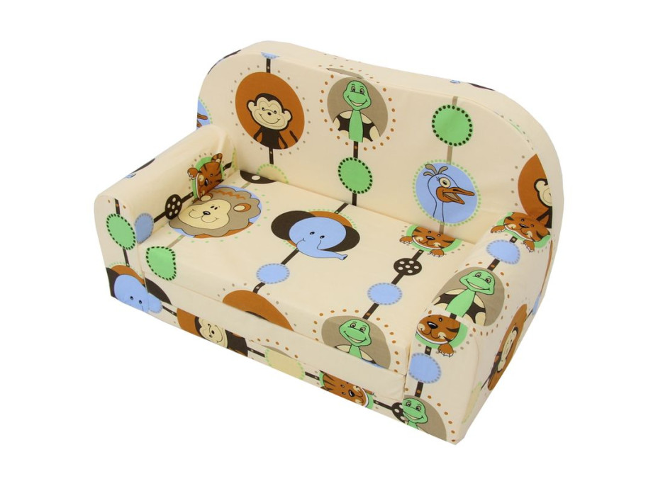 Dětská rozkládací pohovka ZOO