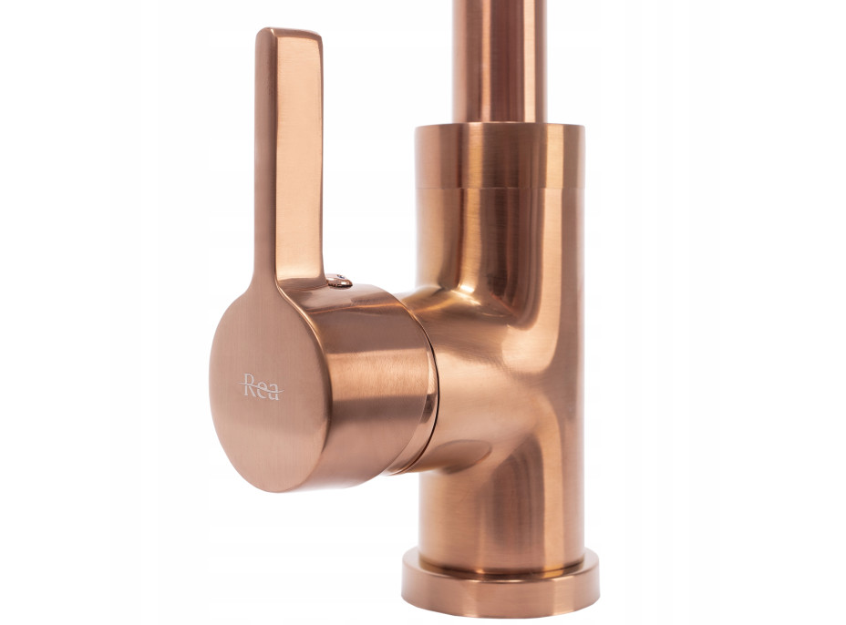 Umývadlová batéria FOLK - vysoká - rose gold