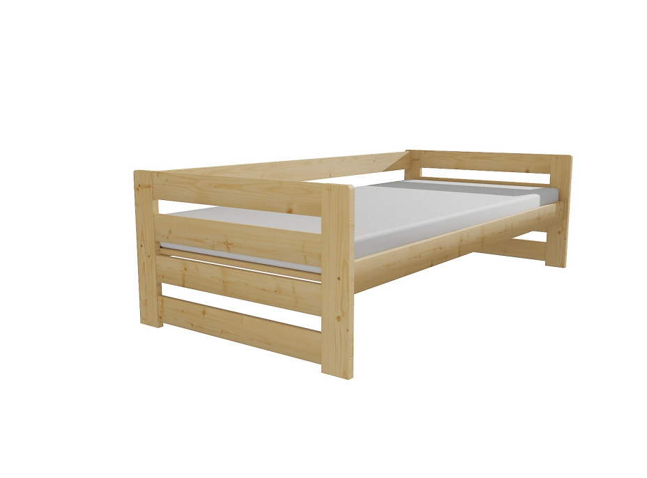 Detská posteľ z masívu 200x80cm so zásuvkou - M02