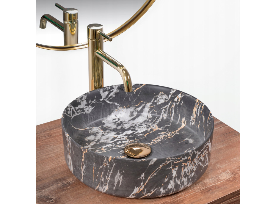 Keramické umývadlo SAMI APOGEO MARBLE - imitácia mramoru