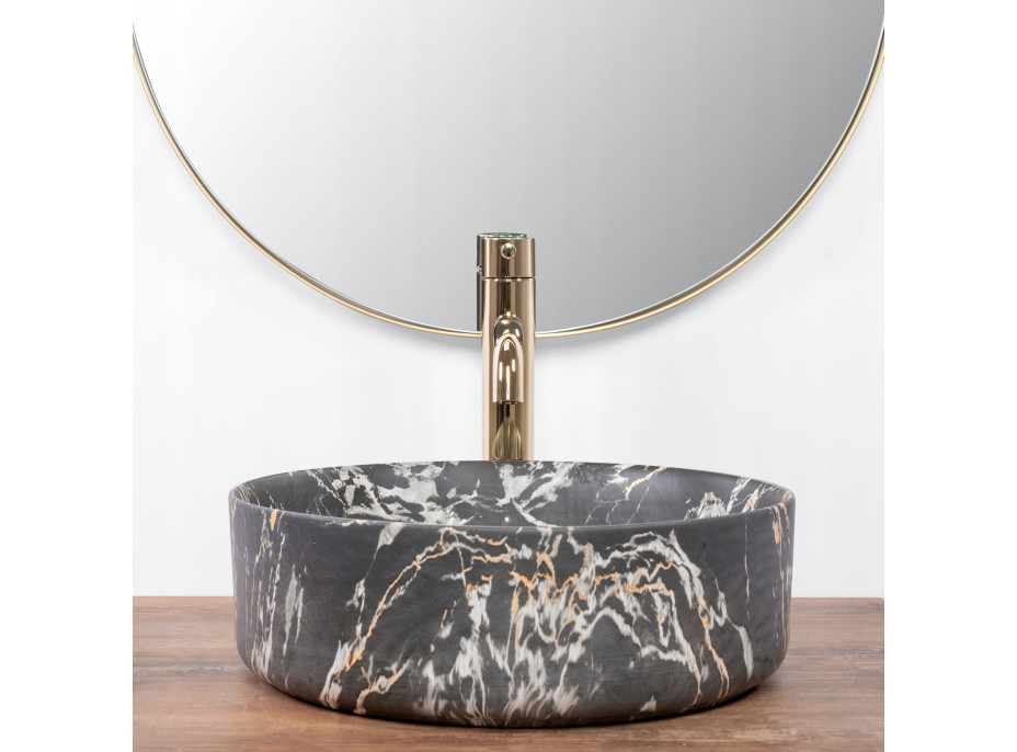 Keramické umývadlo SAMI APOGEO MARBLE - imitácia mramoru