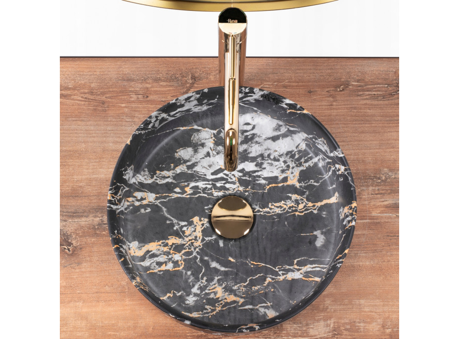 Keramické umývadlo SAMI APOGEO MARBLE - imitácia mramoru