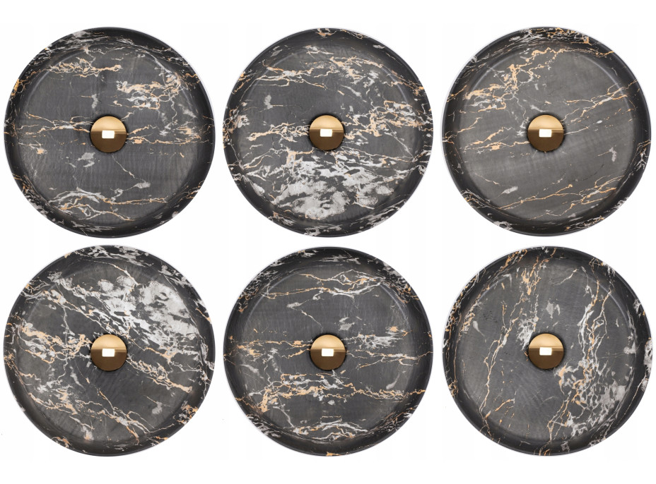 Keramické umývadlo SAMI APOGEO MARBLE - imitácia mramoru