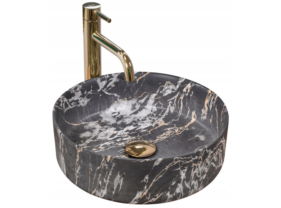 Keramické umývadlo SAMI APOGEO MARBLE - imitácia mramoru