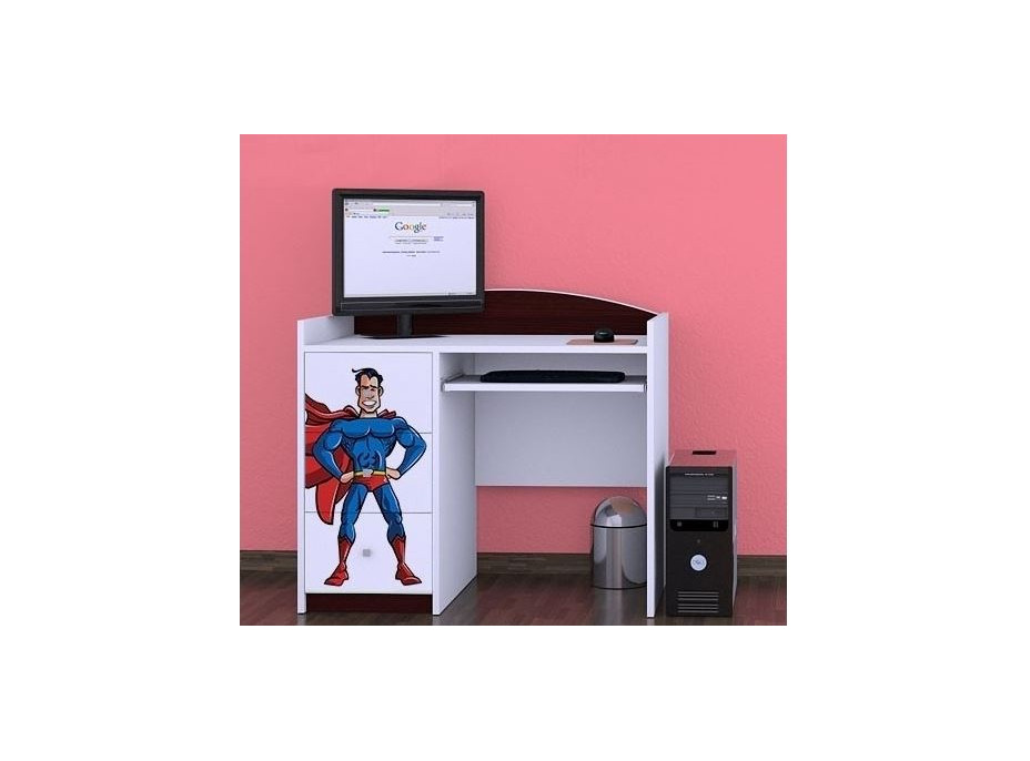 Detský písací stôl SUPERMAN - TYP 10
