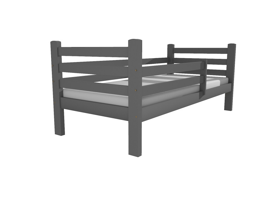 Detská posteľ z masívu 200x80cm bez šuplíku - M01