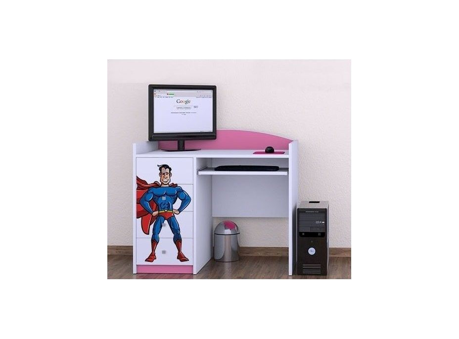 Detský písací stôl SUPERMAN - TYP 8