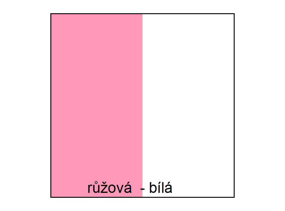 Regál AQUA - TYP D - ružový / biely