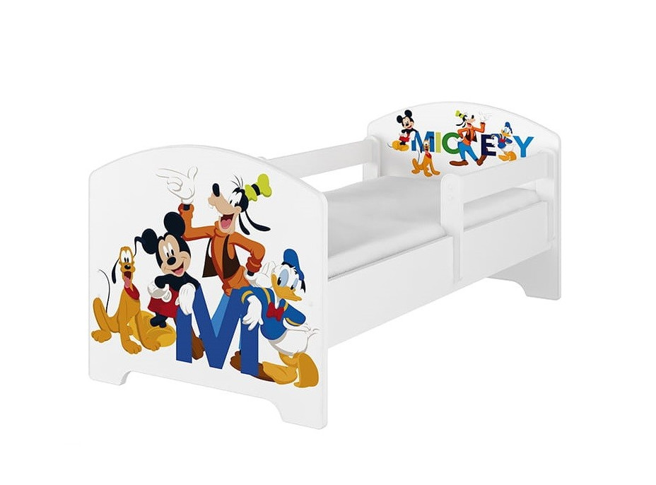 Detská posteľ Disney - MICKEY FRIENDS 140x70 cm