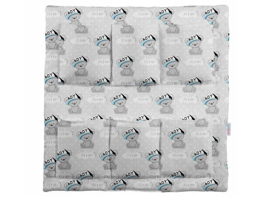 Vreckár (organizér) na detskú postieľku BABYMAM PREMIUM - Medvedík Little boy