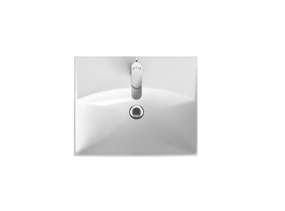 Kúpeľňová skrinka s umývadlom CERSANIT - SET 968 LARA CITY 50 - ŠEDÁ DSM (S801-215-DSM)