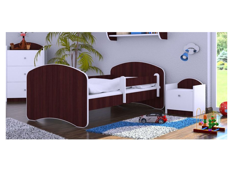 Detská posteľ 180x90 cm - GAŠTAN WENGE