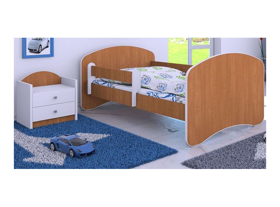 Detská posteľ 180x90 cm - JELŠA