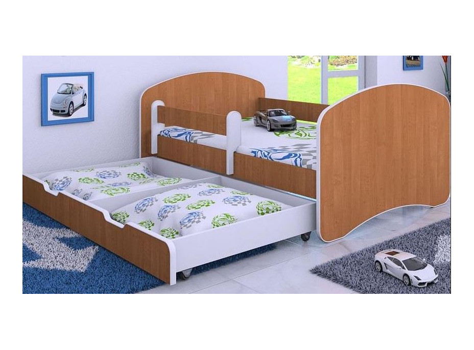 Detská posteľ so zásuvkou 180x90 cm - JELŠA