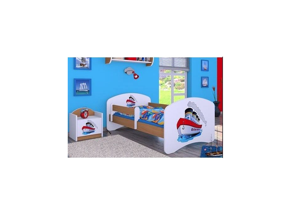 Detská posteľ bez šuplíku 180x90cm Lodičky - buk