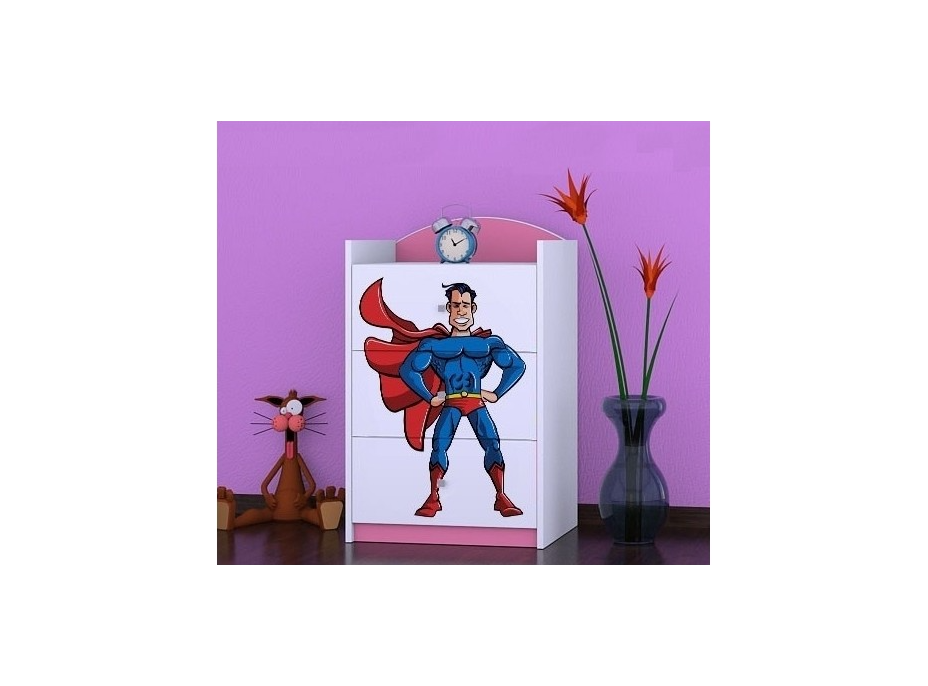 Detská komoda SUPERMAN - TYP 3
