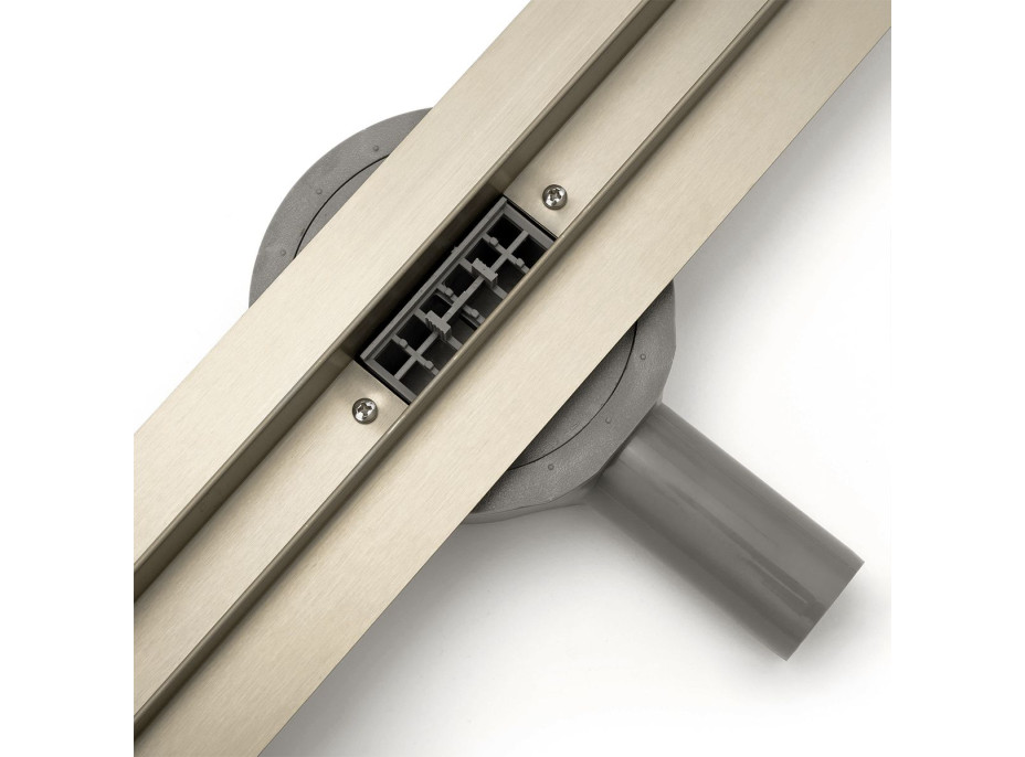 Sprchový žľab maxmax Rea NEO PRO SLIM - svetle zlatý zrkadlový