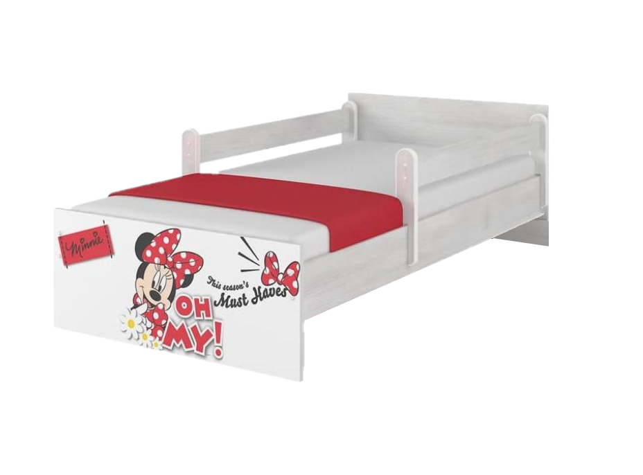 Detská posteľ MAX bez zásuvky Disney - MINNIE III 160x80 cm