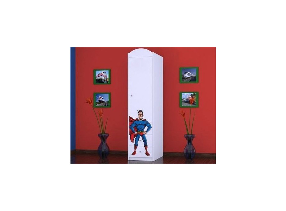 Detská skriňa SUPERMAN - TYP 1B