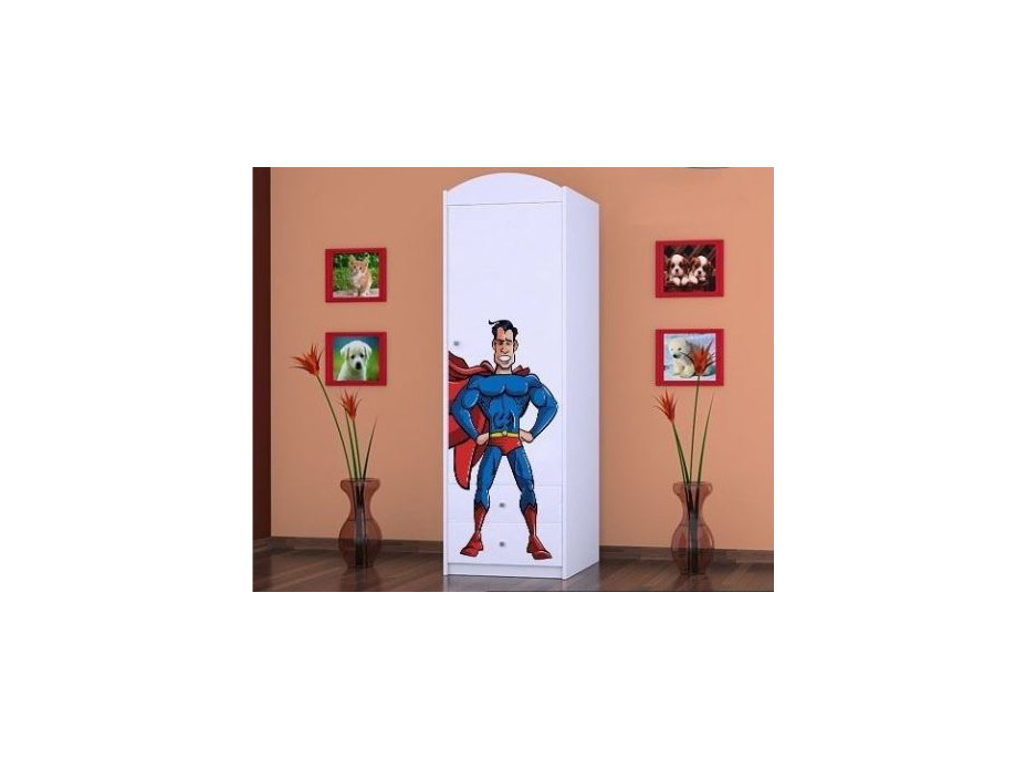 Detská skriňa SUPERMAN - TYP 4A