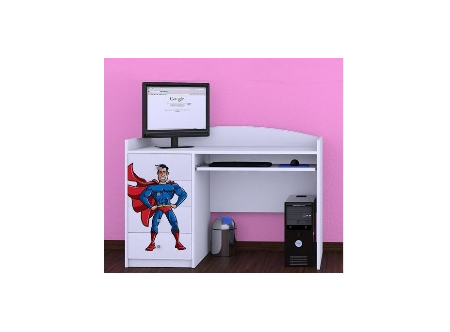 Detský písací stôl SUPERMAN - TYP 3