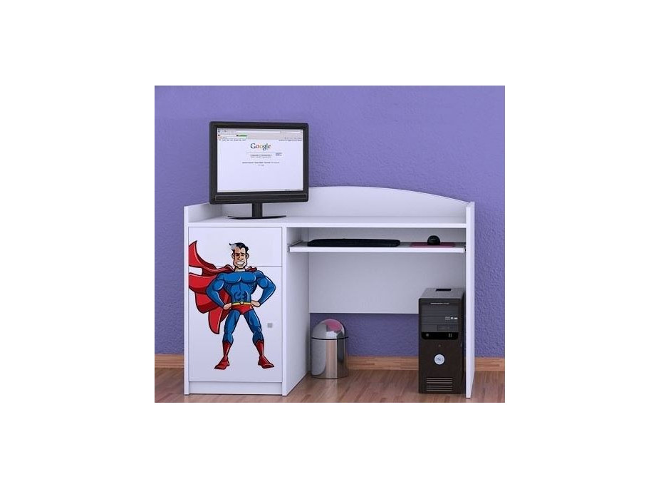 Detský písací stôl SUPERMAN - TYP 4
