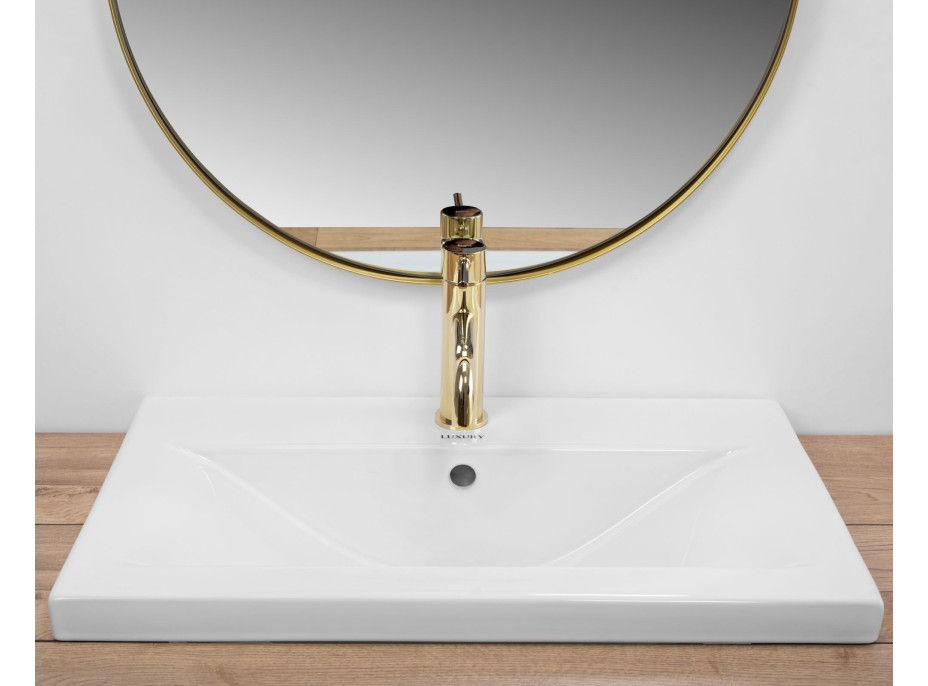 Keramické umývadlo maxmax Rea LUXURY 60 - zapustené