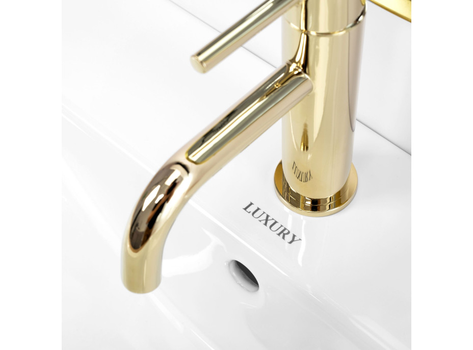 Keramické umývadlo maxmax Rea LUXURY 60 - zapustené