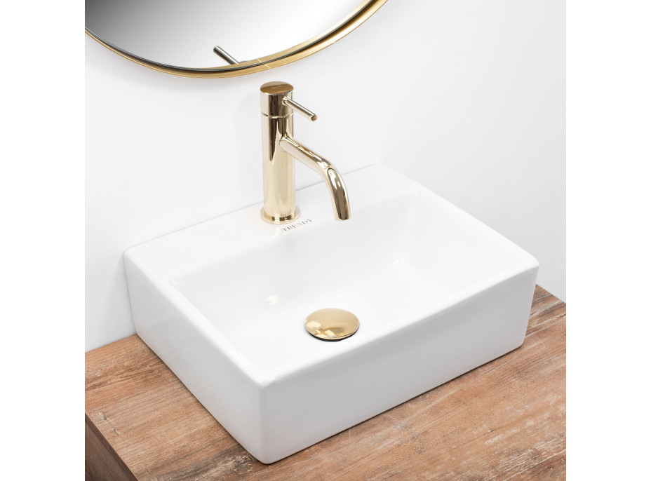 Keramické umývadlo maxmax Rea TRENDY - biele