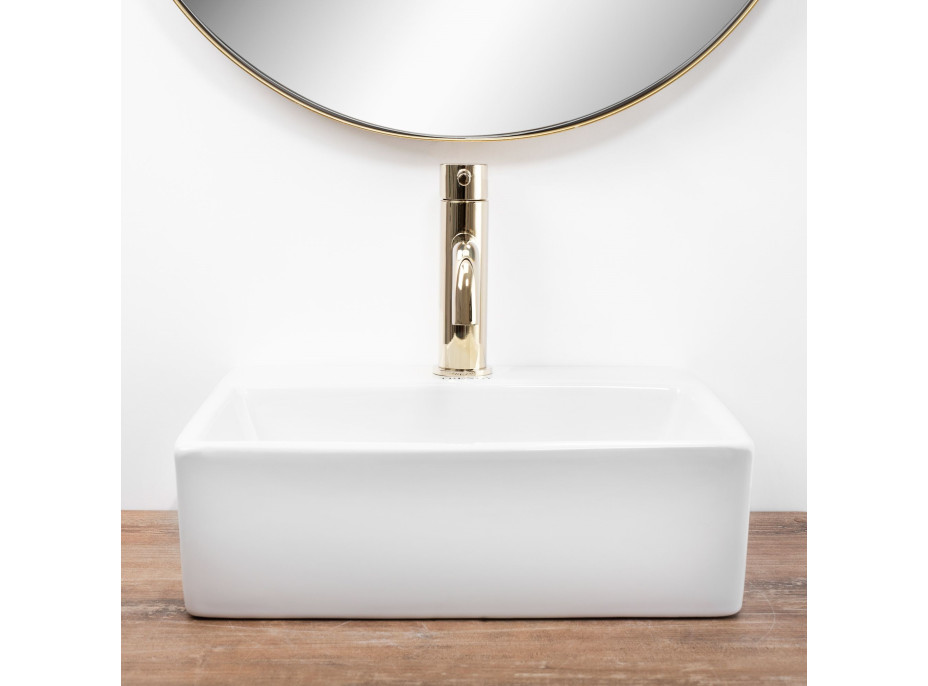 Keramické umývadlo maxmax Rea TRENDY - biele