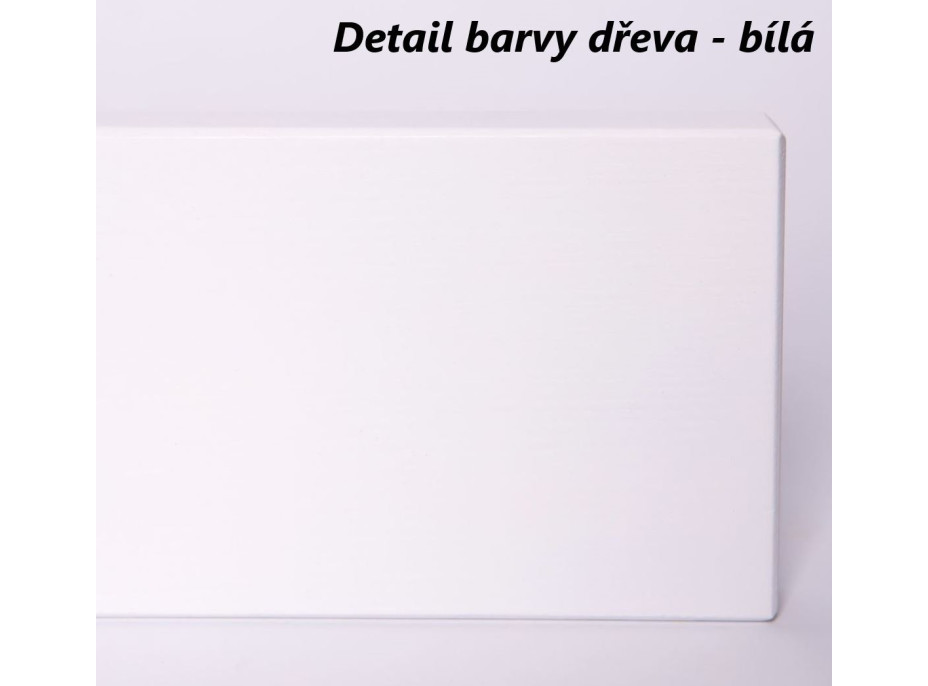 Detská Domčekové postieľka BLANKA so zásuvkou - 140x70 cm - biela / ružová