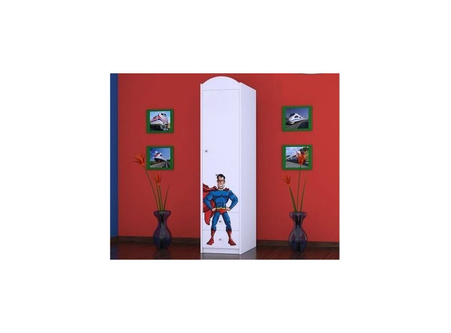 Detská skriňa SUPERMAN - TYP 1A