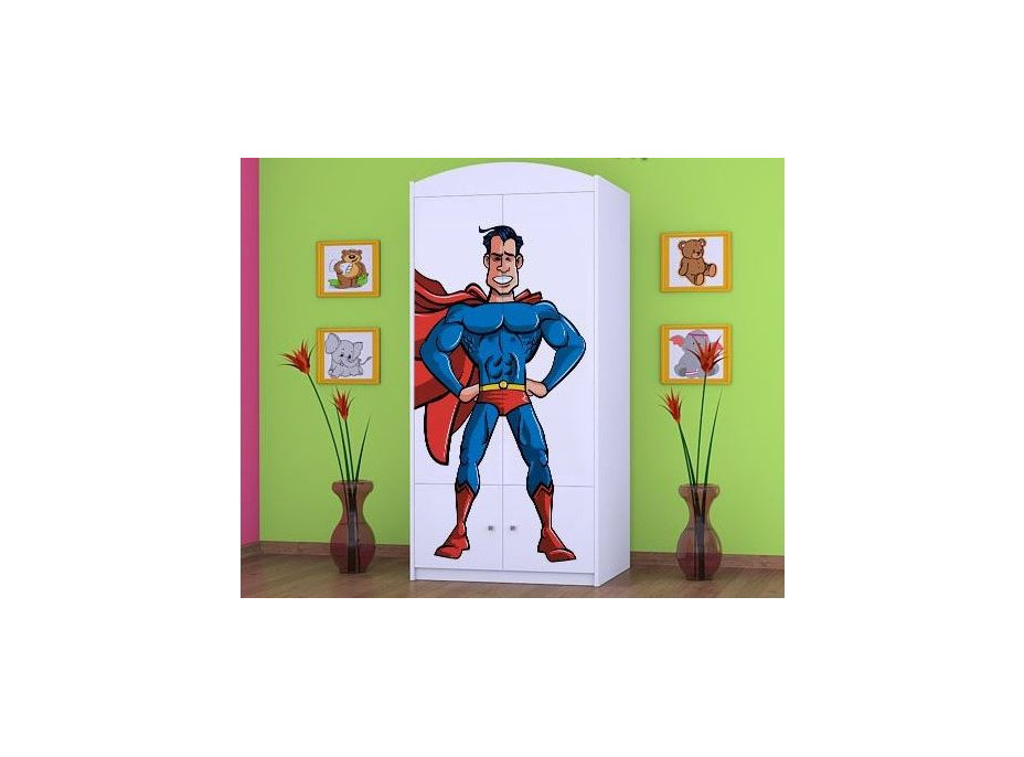 Detská skriňa SUPERMAN - TYP 7A