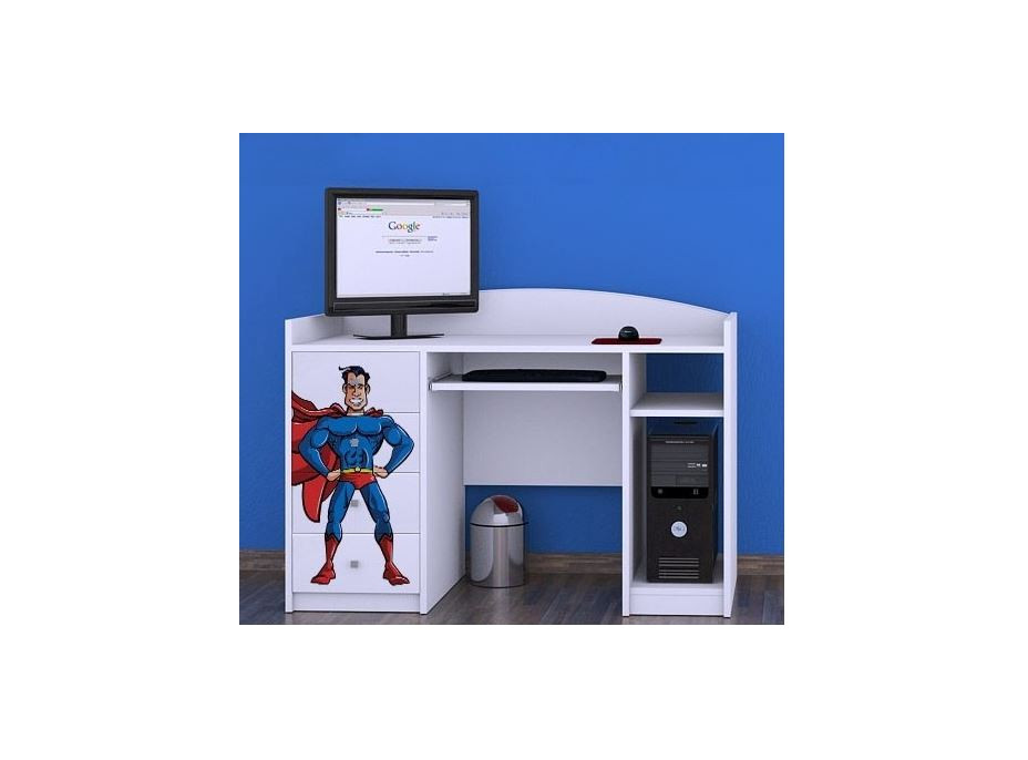 Detský písací stôl SUPERMAN - TYP 2
