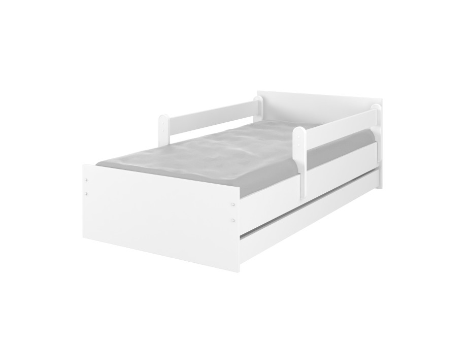 Odnímateľná zábrana k detskej posteli MAX - 2x krátka - biela