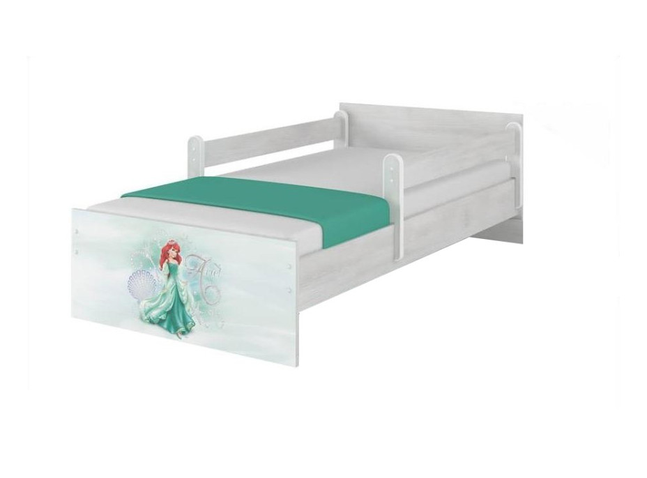 Detská posteľ MAX bez šuplíku Disney - ARIEL 160x80 cm