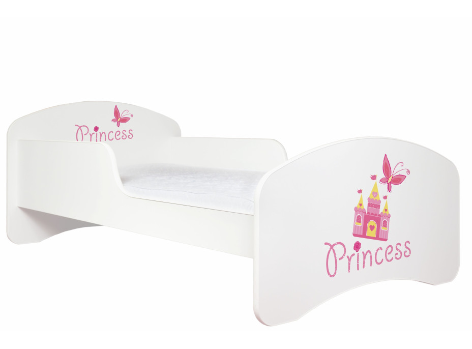 Detská posteľ bez šuplíku 160x80cm PRINCESS + matrace ZADARMO!