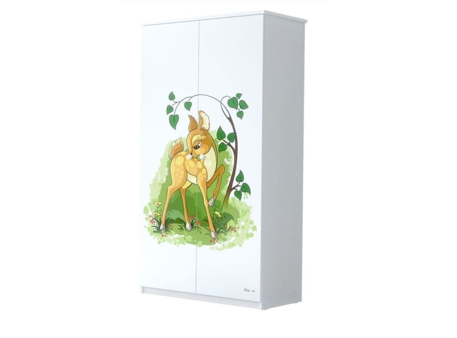Detská šatníková skriňa BAMBI