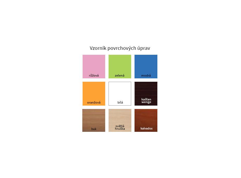 Detský úložný regál VÍLA A MOTÝLCI - TYP 10 - VYSOKÝ - ružový