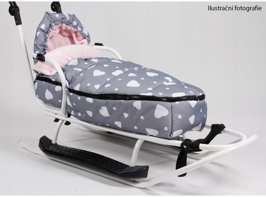 Fusak do kočíka TheBaby - HVIEZDIČKY - tmavo modrý/biely