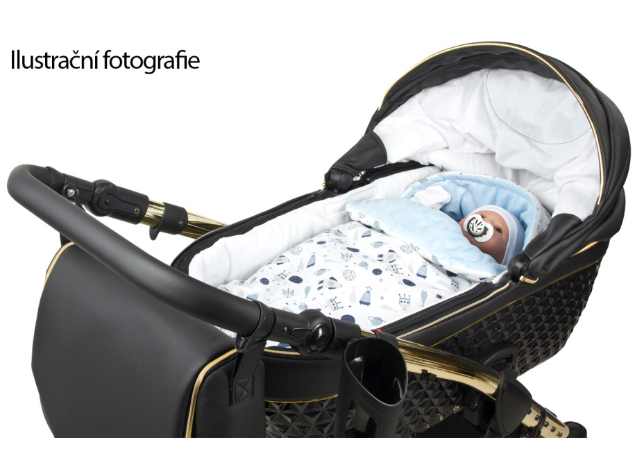 Spací vak do kočíka 80x40 cm TheBaby - Jednorožce/ružový