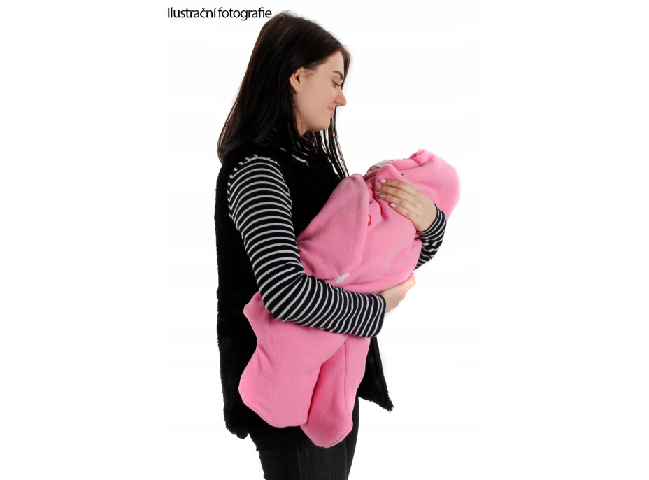 Zavinovačka s kapucňou a nožičkami 90x40 cm TheBaby - ecru biela