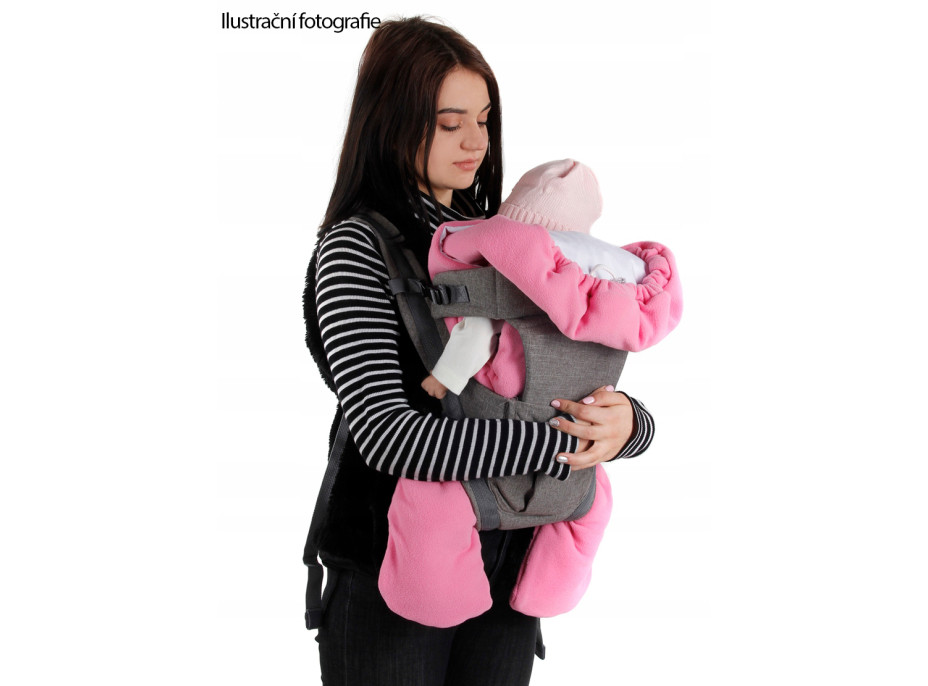 Zavinovačka s kapucňou a nožičkami 90x40 cm TheBaby - ecru biela