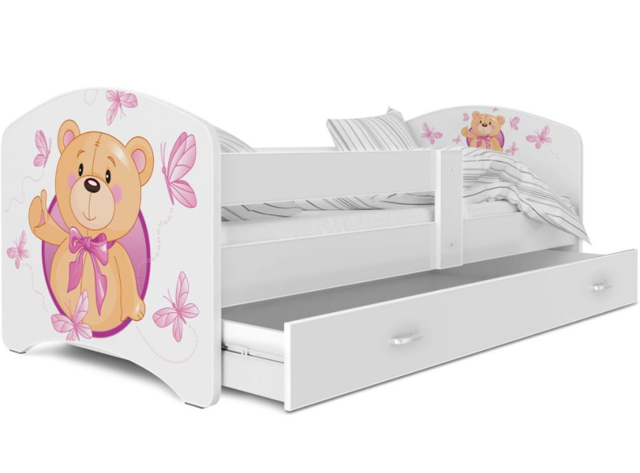 Detská posteľ LUCY so šuplíkom - 180x90 cm - MIEĎA